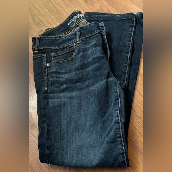 Men’s American Eagle AirFlex + Athletic Skinny Size 31 x 32 Dark Wash Jeans EUC - Picture 4 of 10